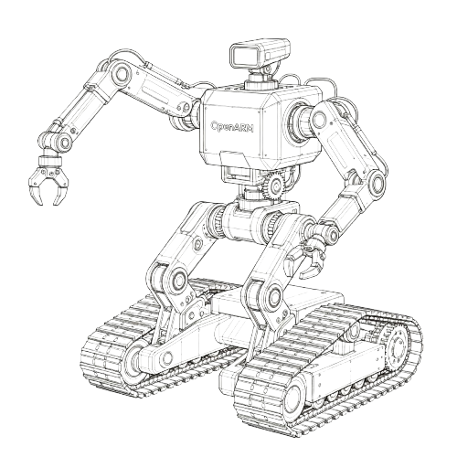 人形机械臂OpenARM-Gen1构型展示